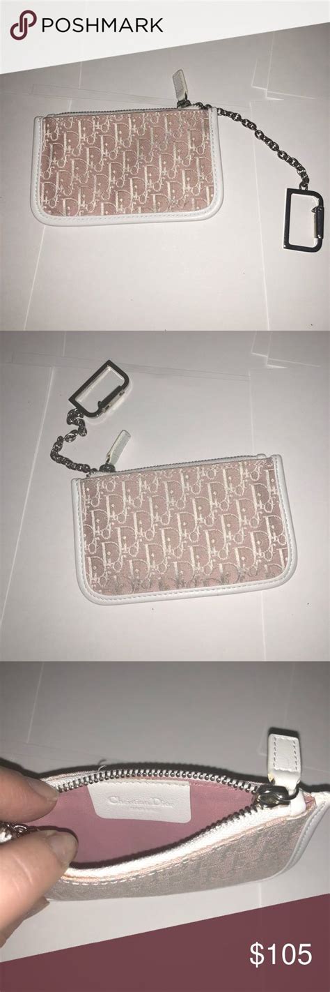 dior key chain wallet|christian dior long wallet.